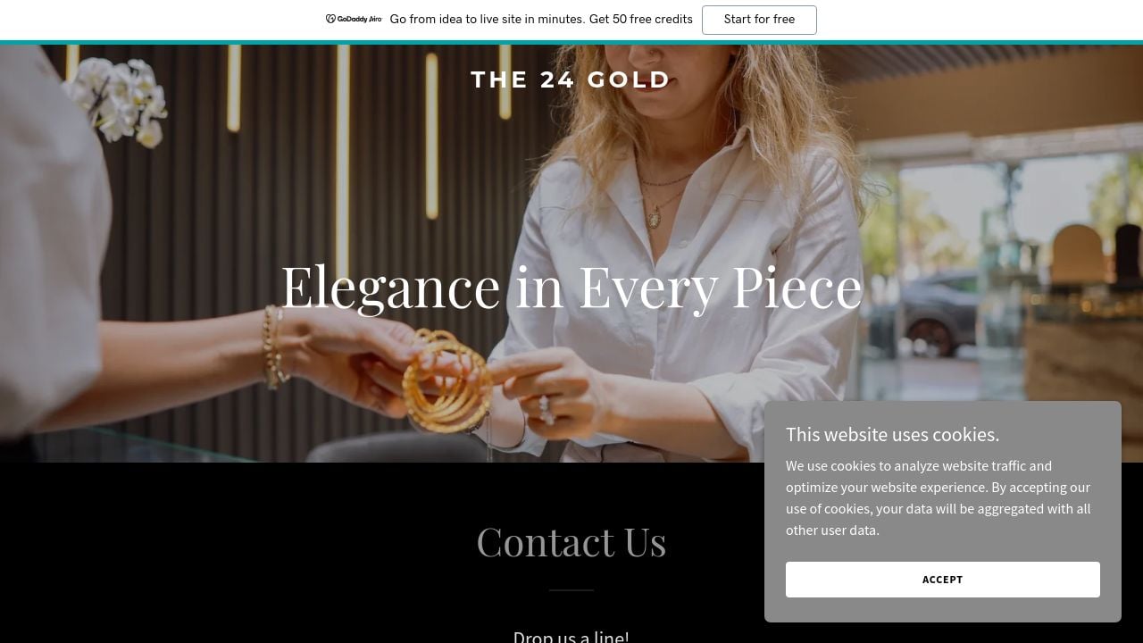 Screenshot of The24gold.com