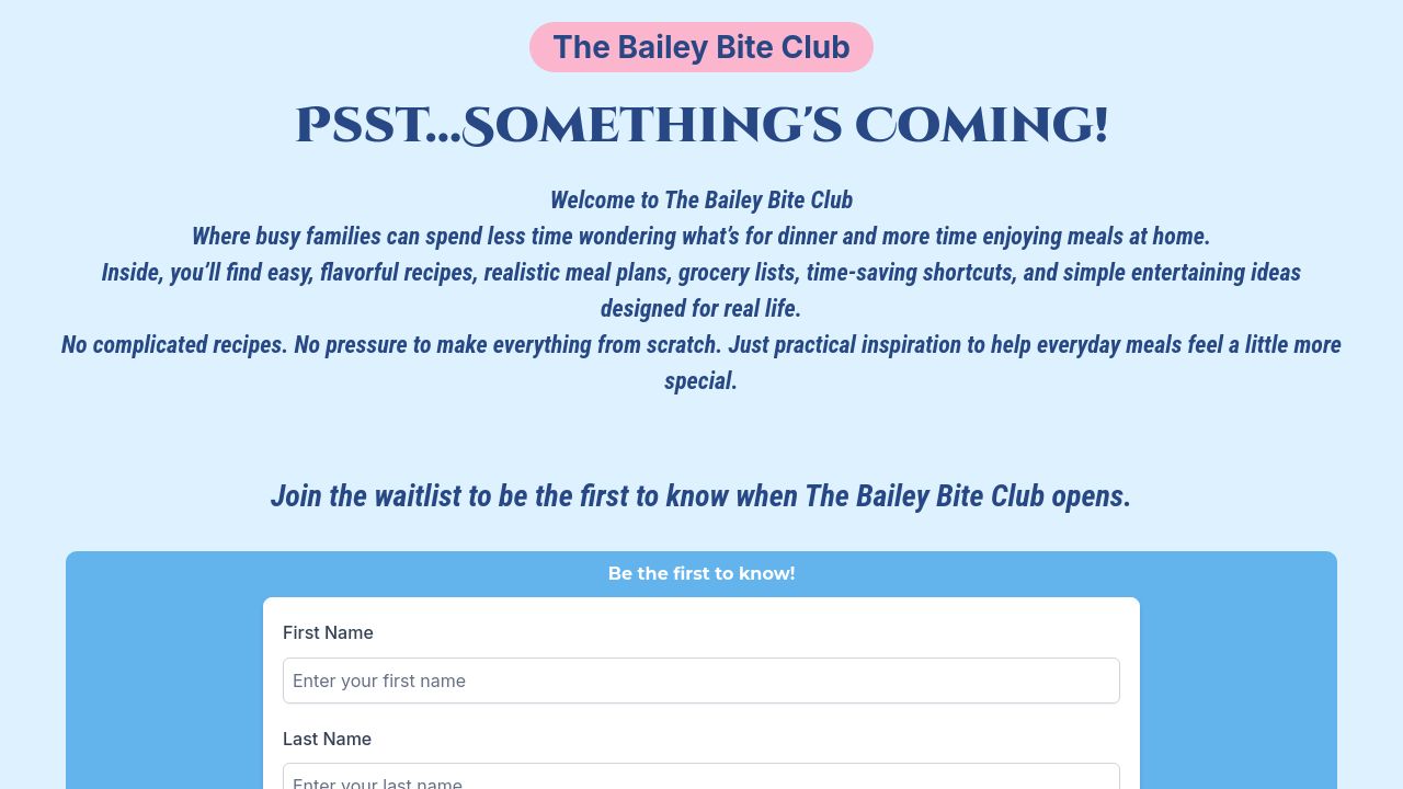 Screenshot of Thebaileybite.com
