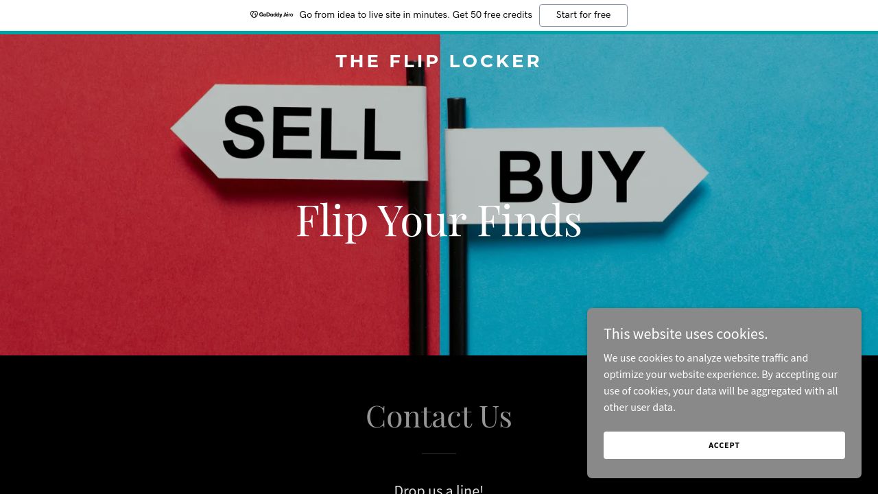 Screenshot of Thefliplocker.com