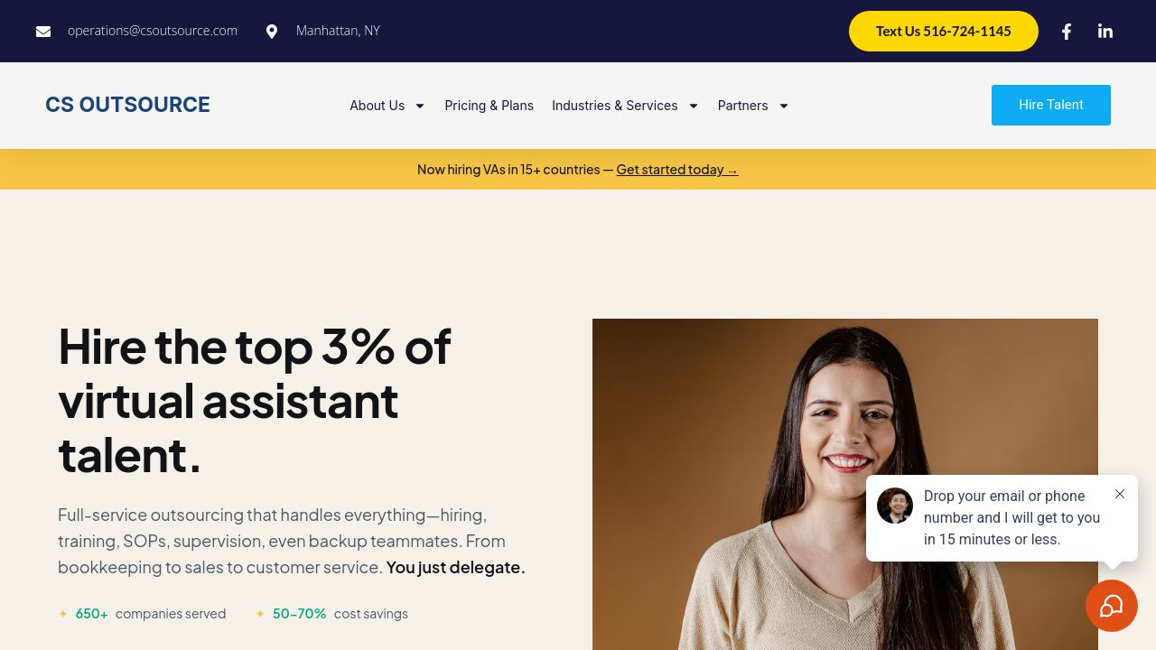 Screenshot of Theremotetalentlabs.com