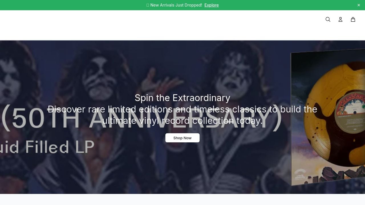 Screenshot of Thesoundofvinylhub.shop