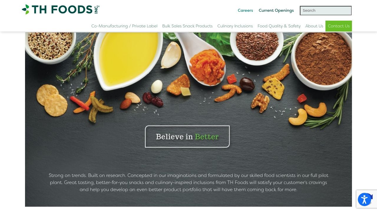 Screenshot of Thfoods.us