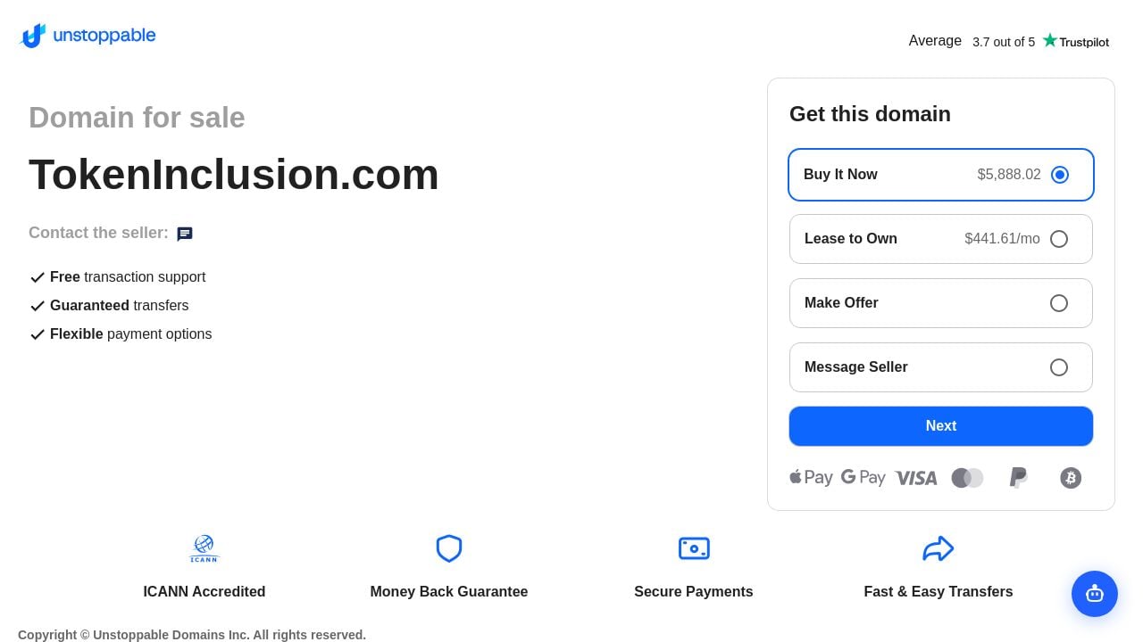 Screenshot of Tokeninclusion.com