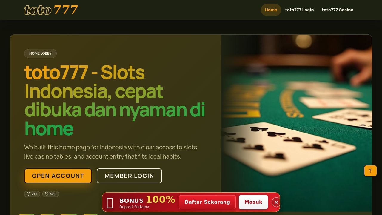 Screenshot of Toto777.asia