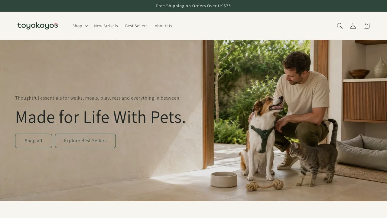 Screenshot of Toyokoyo.com