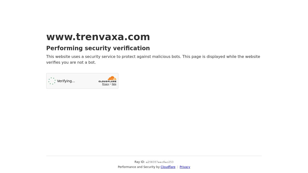 Screenshot of Trenvaxa.com