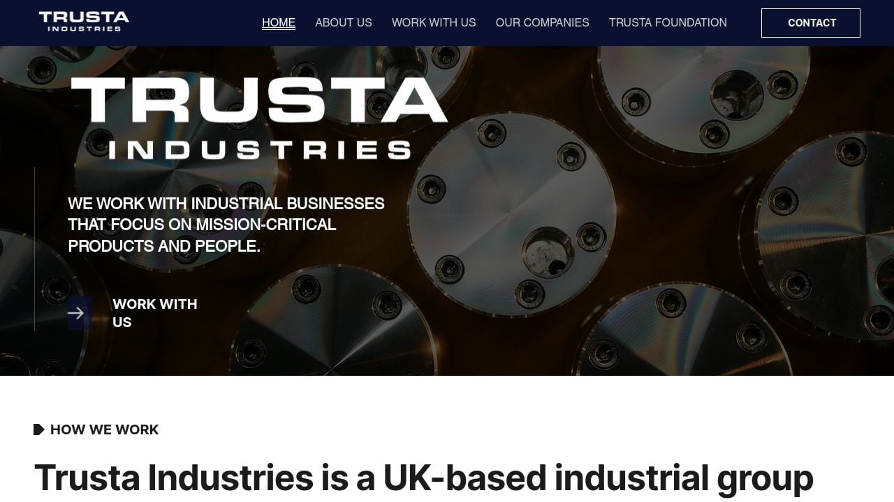 Screenshot of Trustaenterprisegroup.com