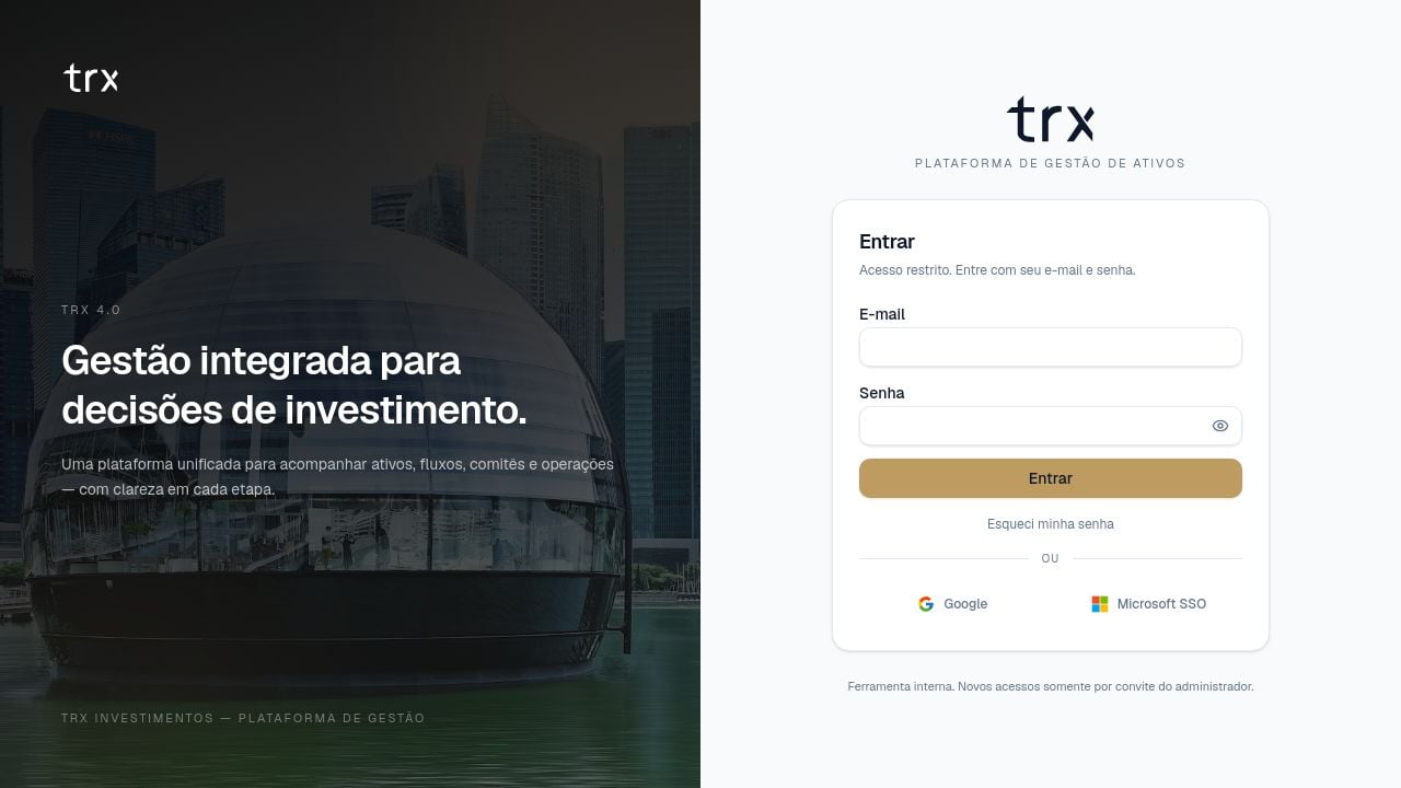 Screenshot of Trxpro.app