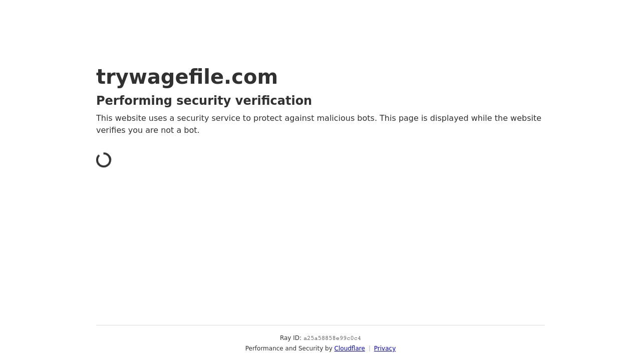 Screenshot of Trywagefile.com