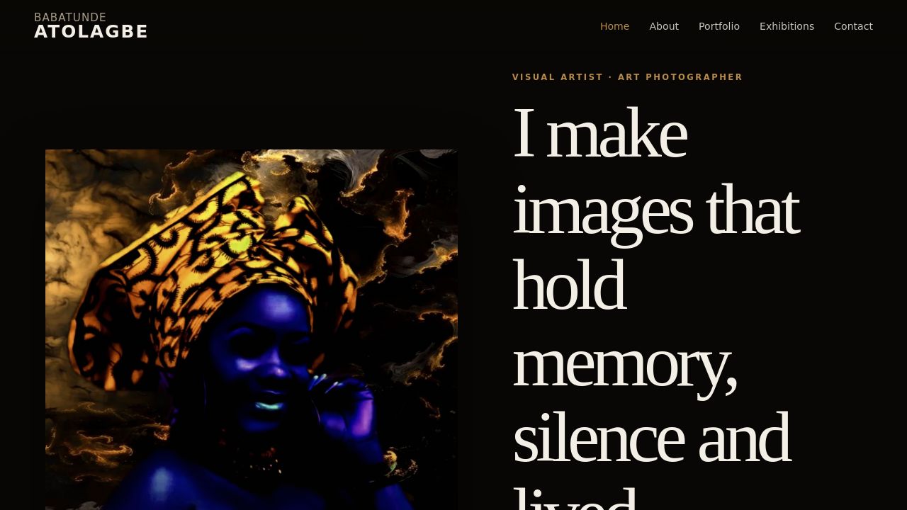 Screenshot of Tundayart.com