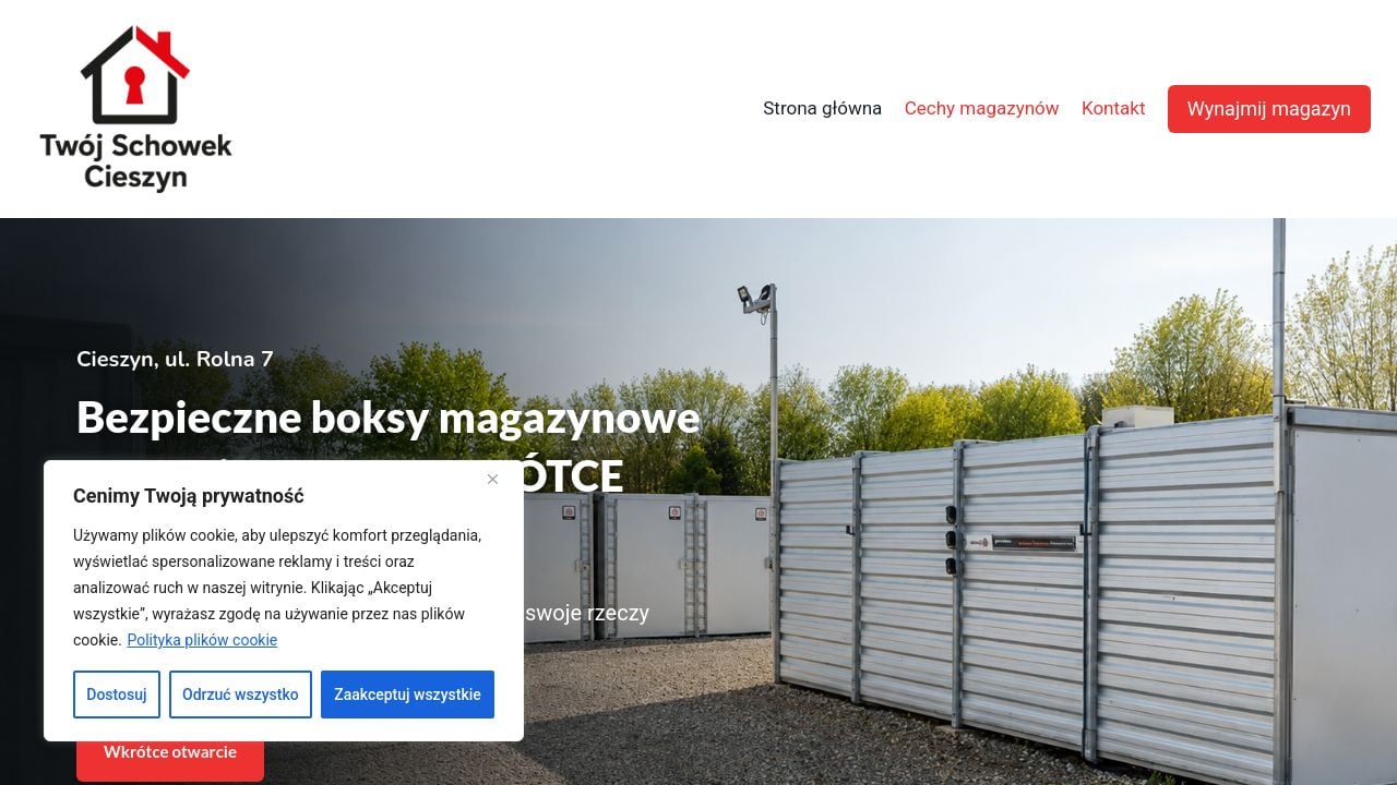 Screenshot of Twojschowek.com.pl