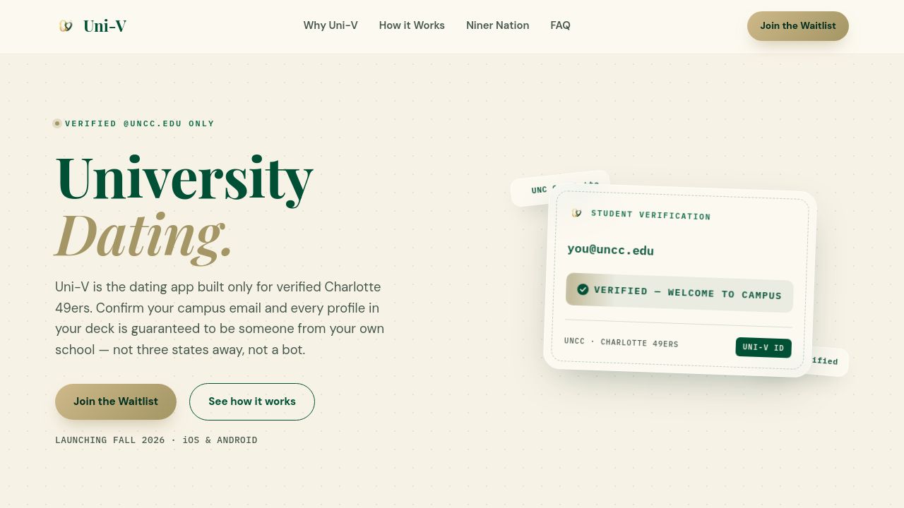 Screenshot of Univdating.site