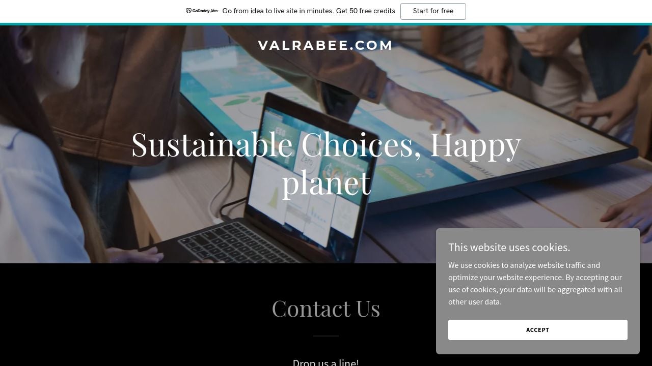 Screenshot of Valrabee.com