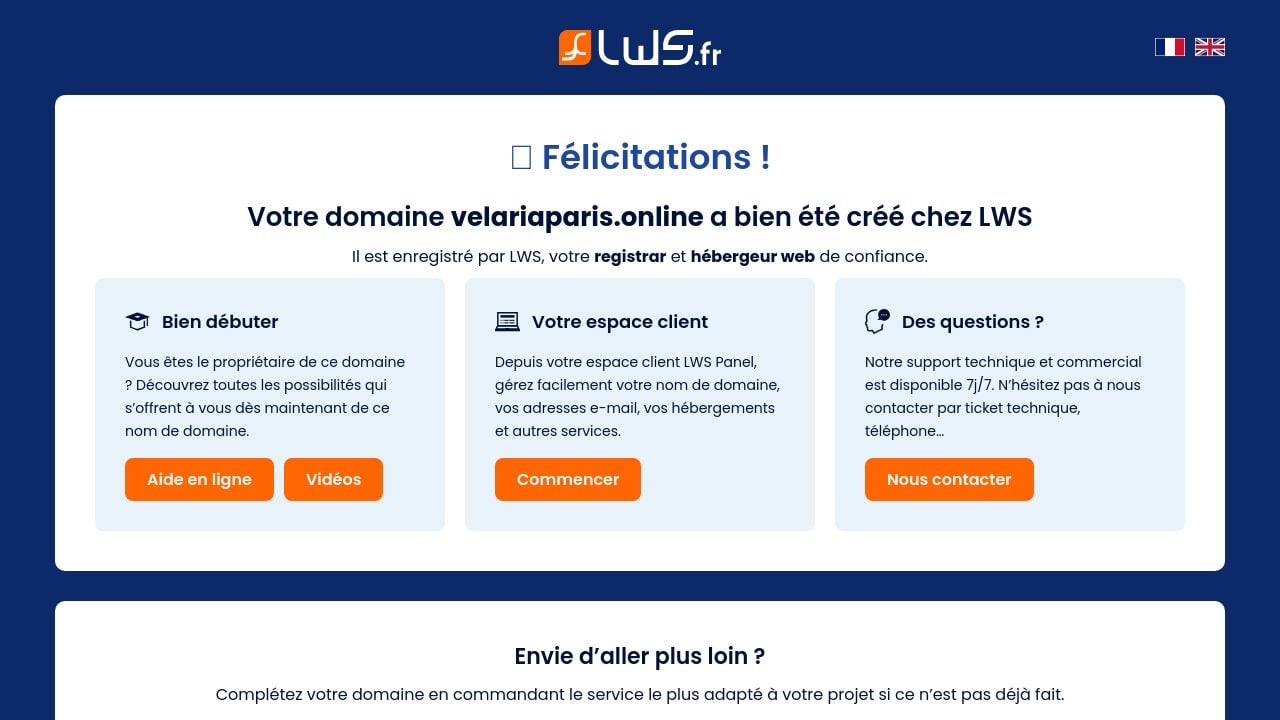 Screenshot of Velariaparis.online