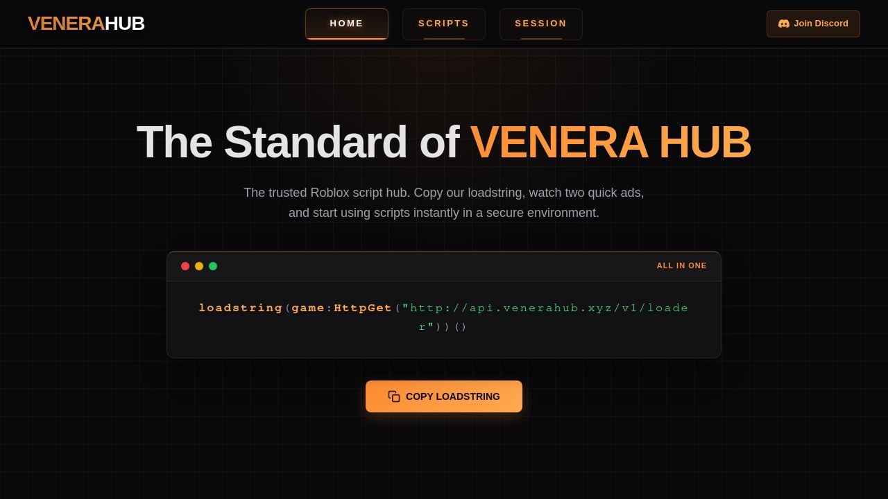 Screenshot of Venerahub.xyz