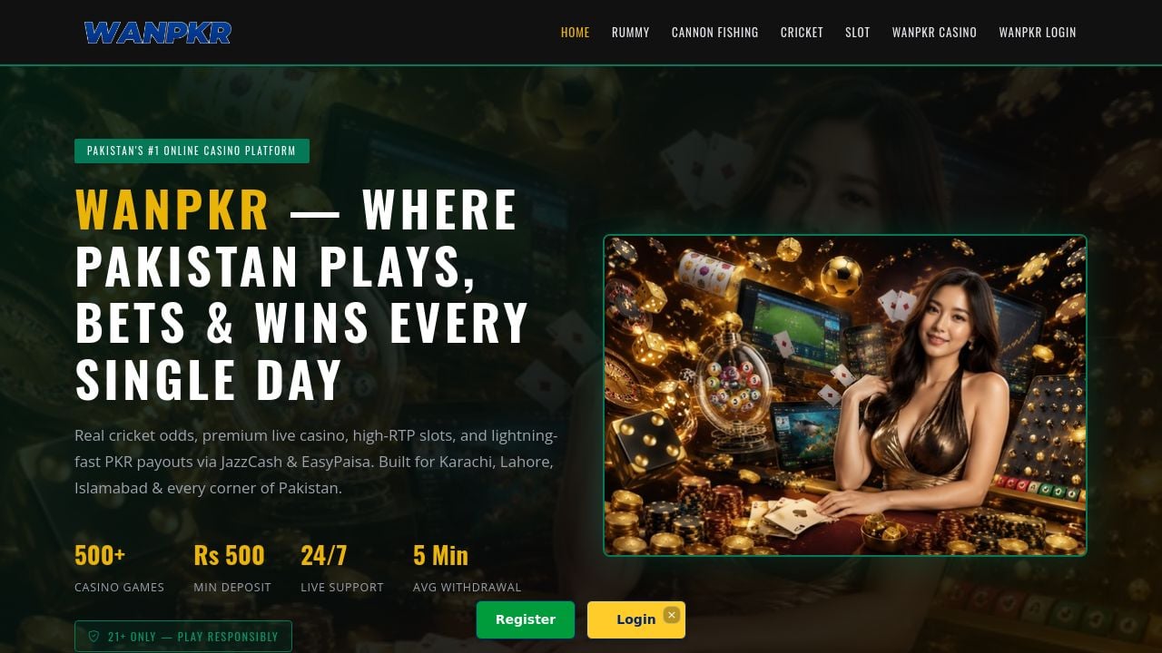 Screenshot of Wanpkr.site