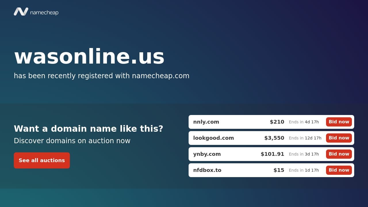 Screenshot of Wasonline.us