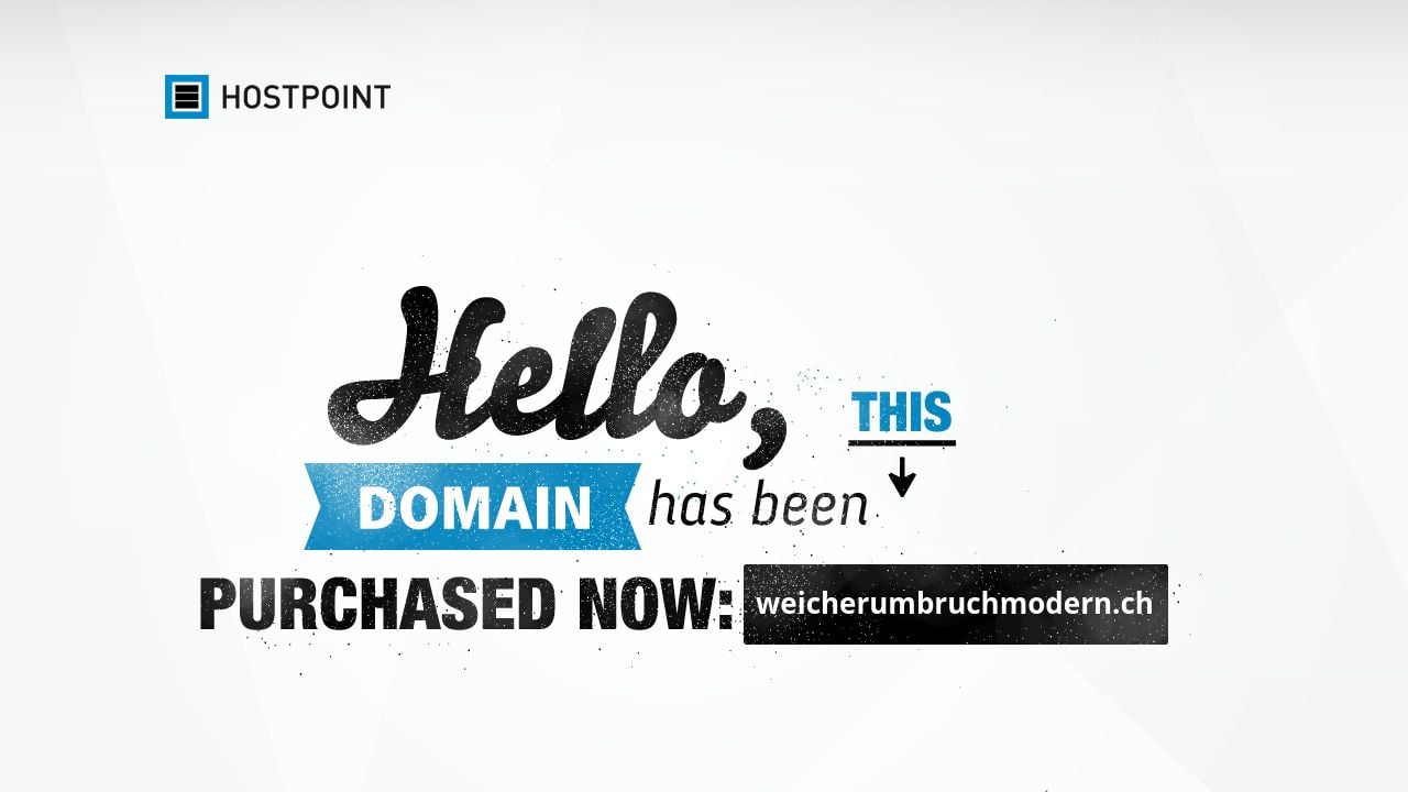Screenshot of Weicherumbruchmodern.ch