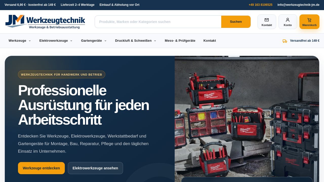 Screenshot of Werkzeugtechnik-jm.de
