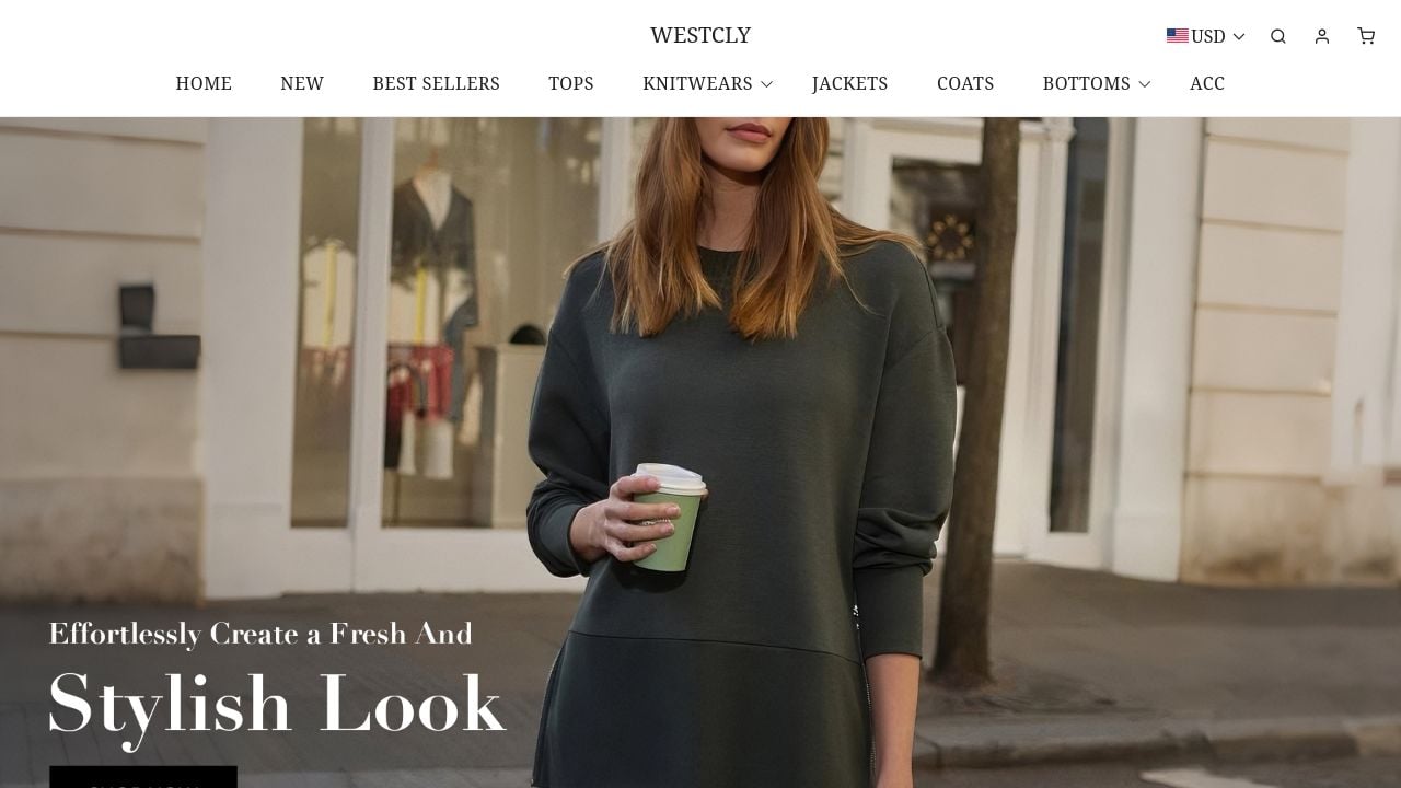 Screenshot of Westcly.com