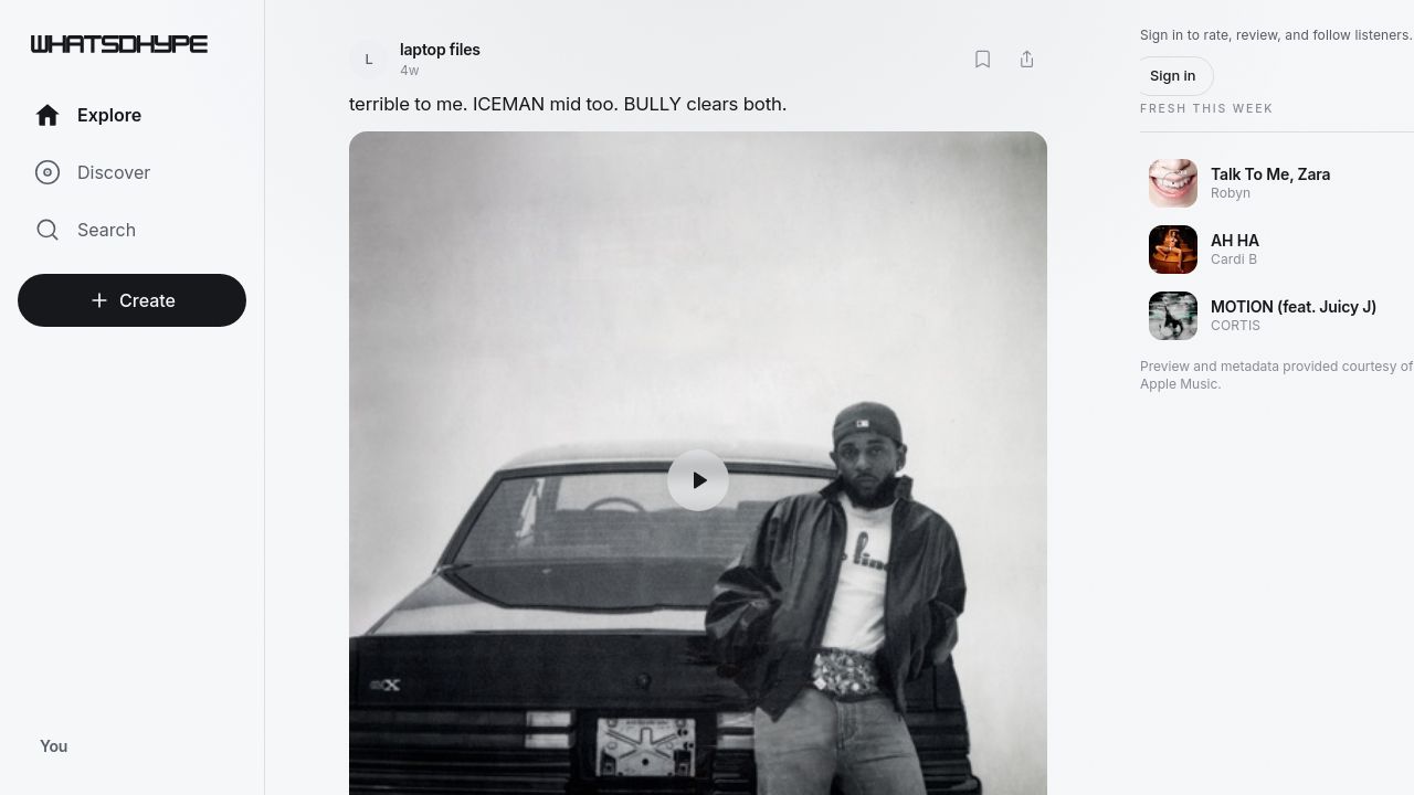 Screenshot of Whatsdhype.com