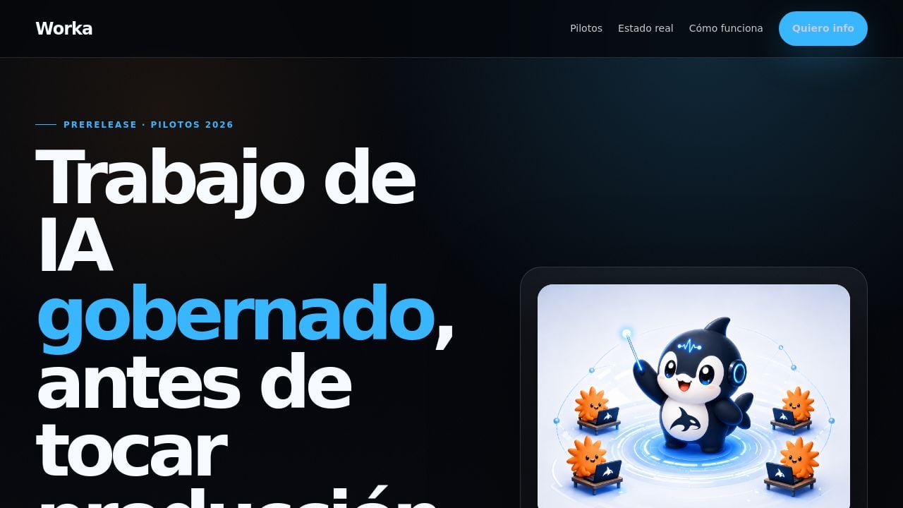 Screenshot of Worka.one