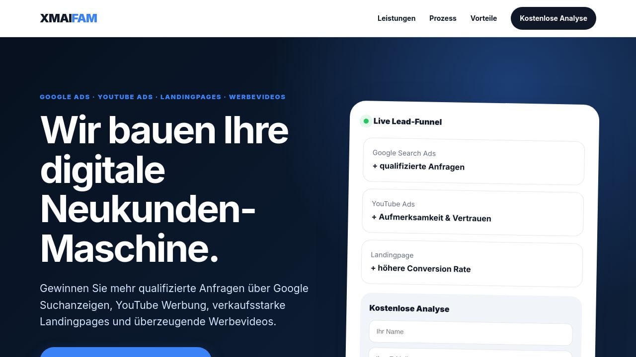 Screenshot of Xmaifam.net