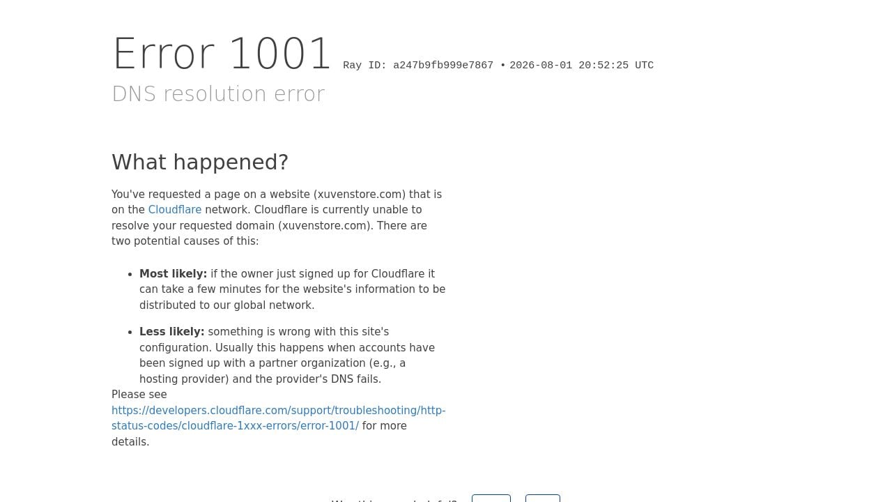 Screenshot of Xuvenstore.com