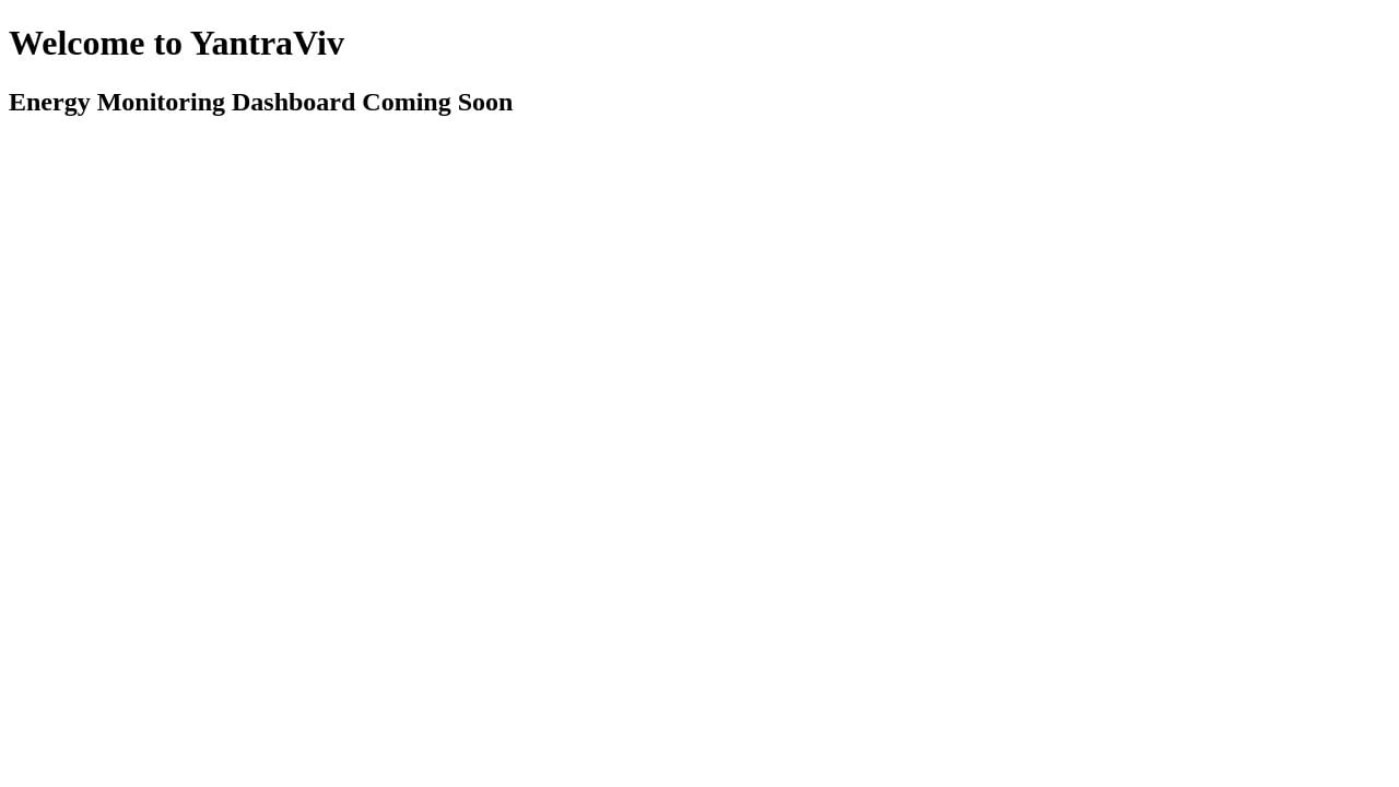 Screenshot of Yantraviv.online