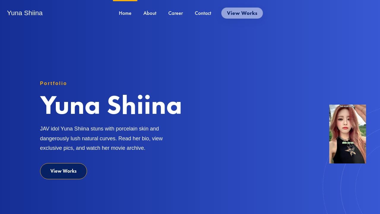 Screenshot of Yuna-shiina.com