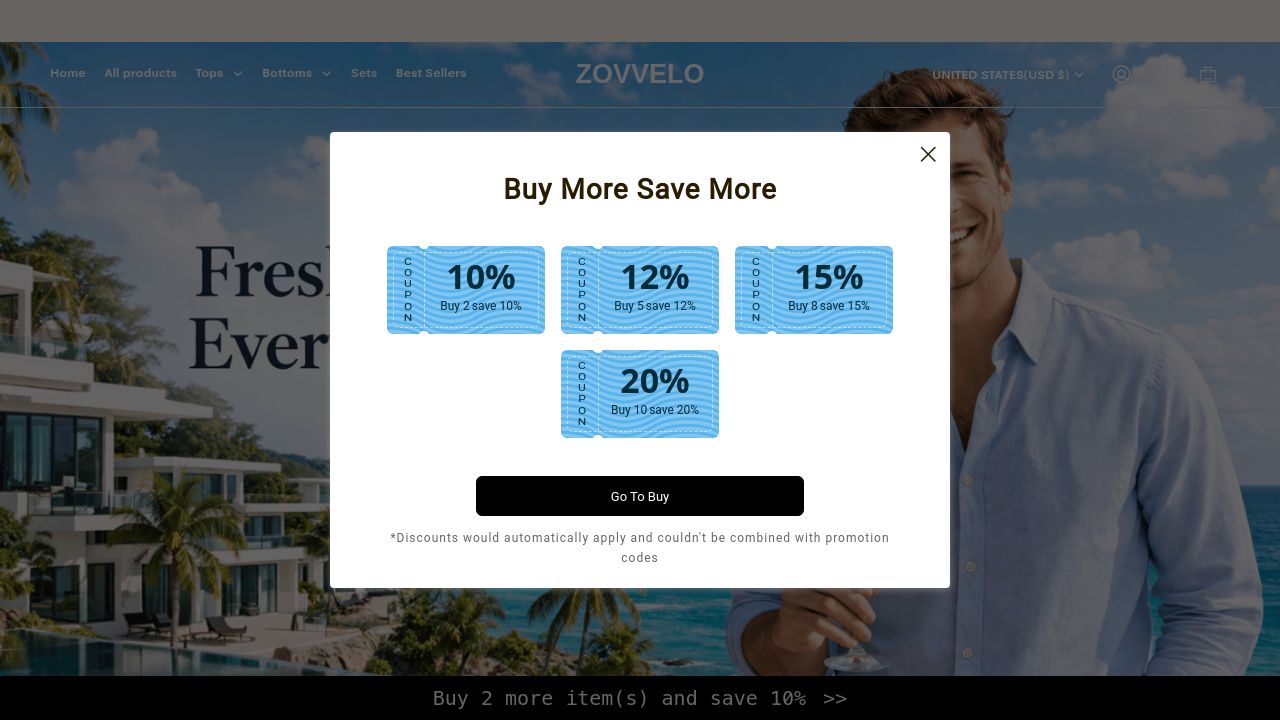 Screenshot of Zovvelo.com