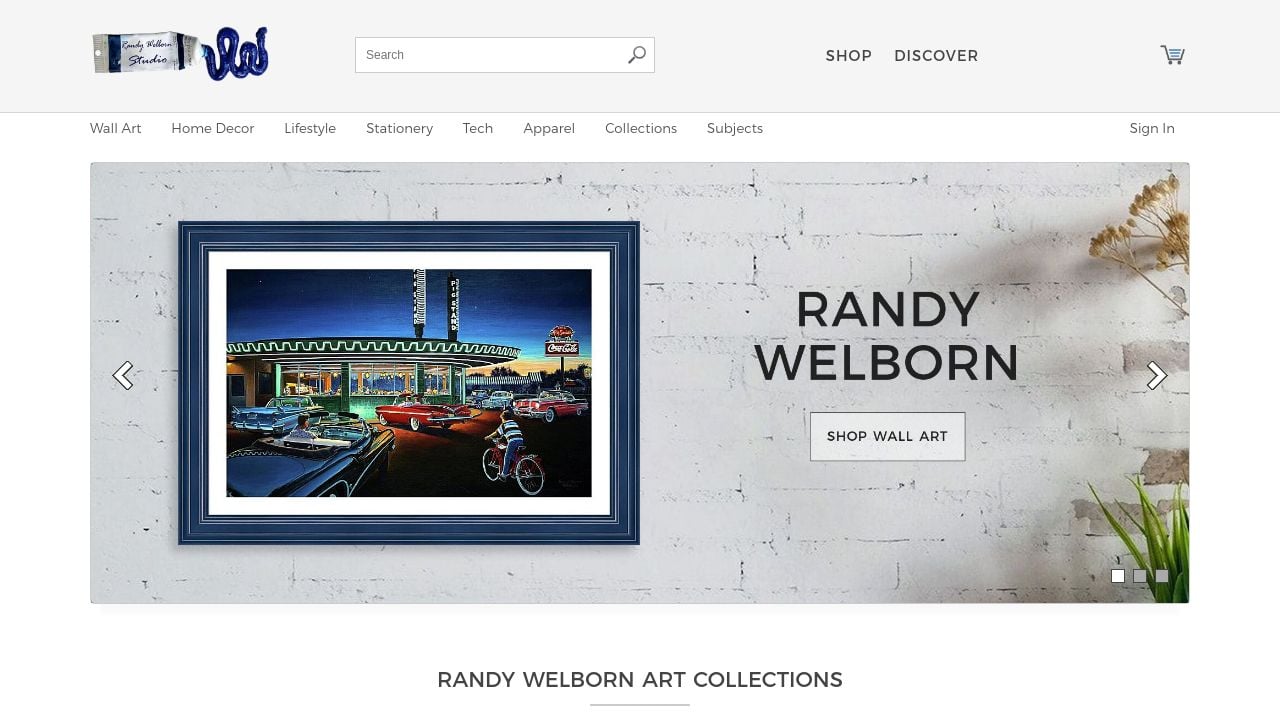 Screenshot of Randywelborn.com