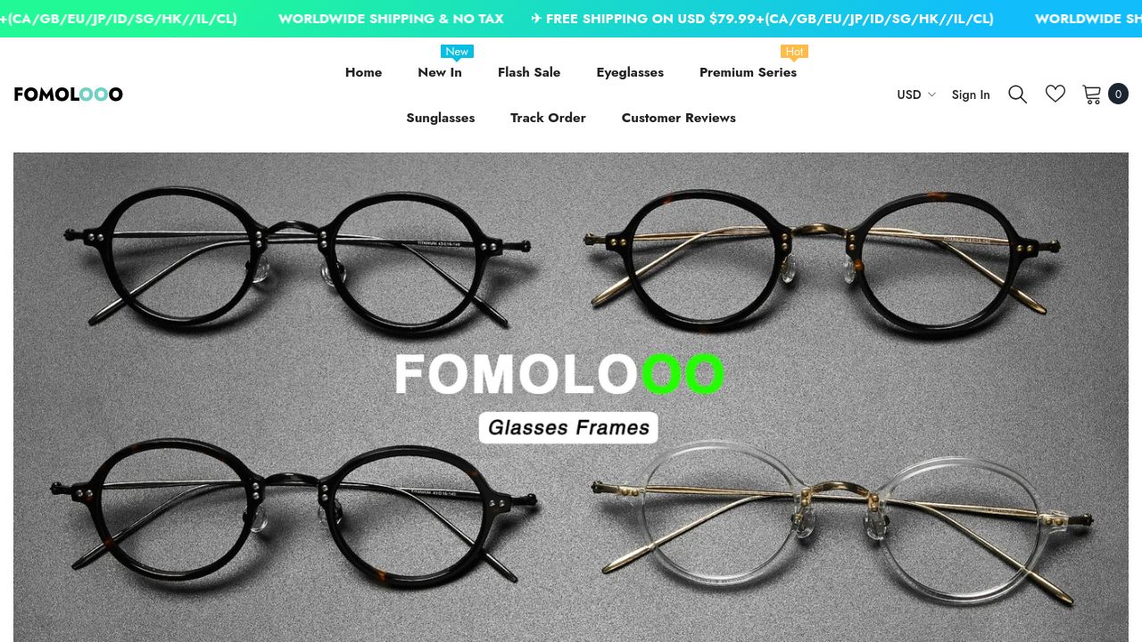 Screenshot of Fomolooo.com