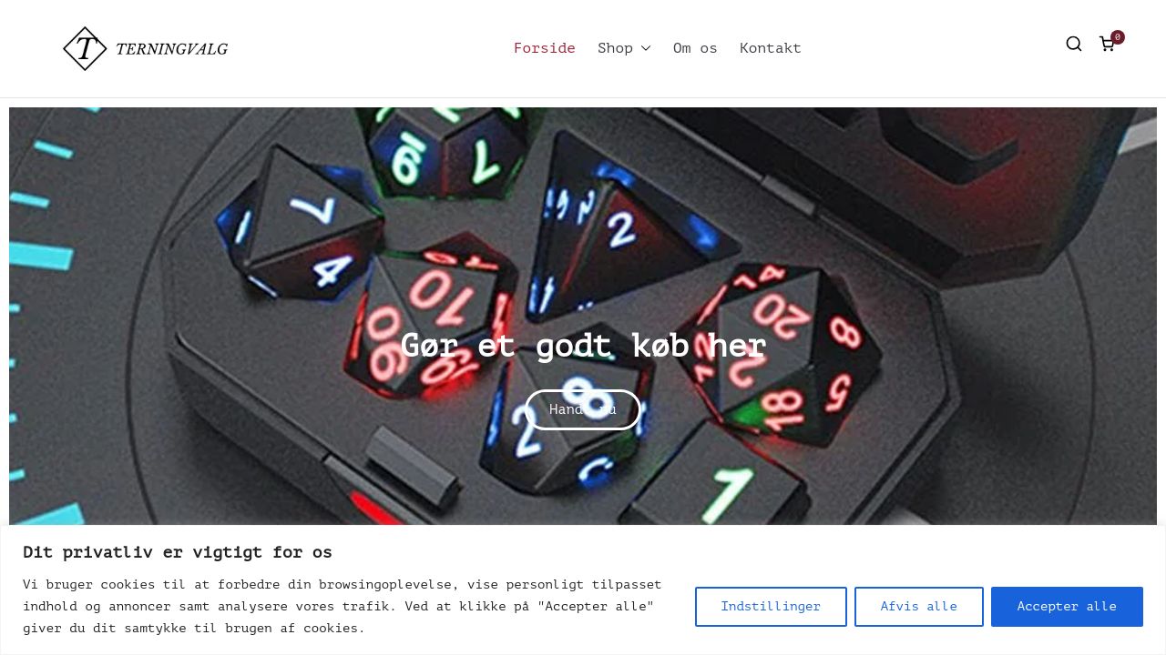 Screenshot of Terningvalg.com